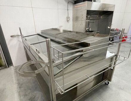 台南鹹酥雞冷藏展示台不銹鋼餐飲設備